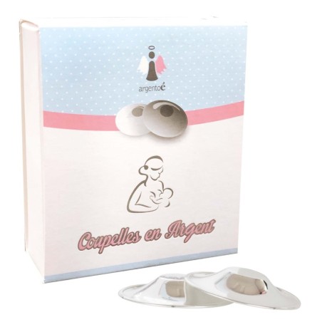 COUPELLES D’ALLAITEMENT CICATRISANTES EN ARGENT