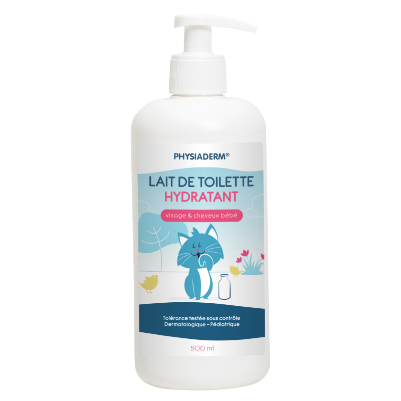 LAIT DE TOILETTE HYDRATANT BÉBÉ PHYSIADERM